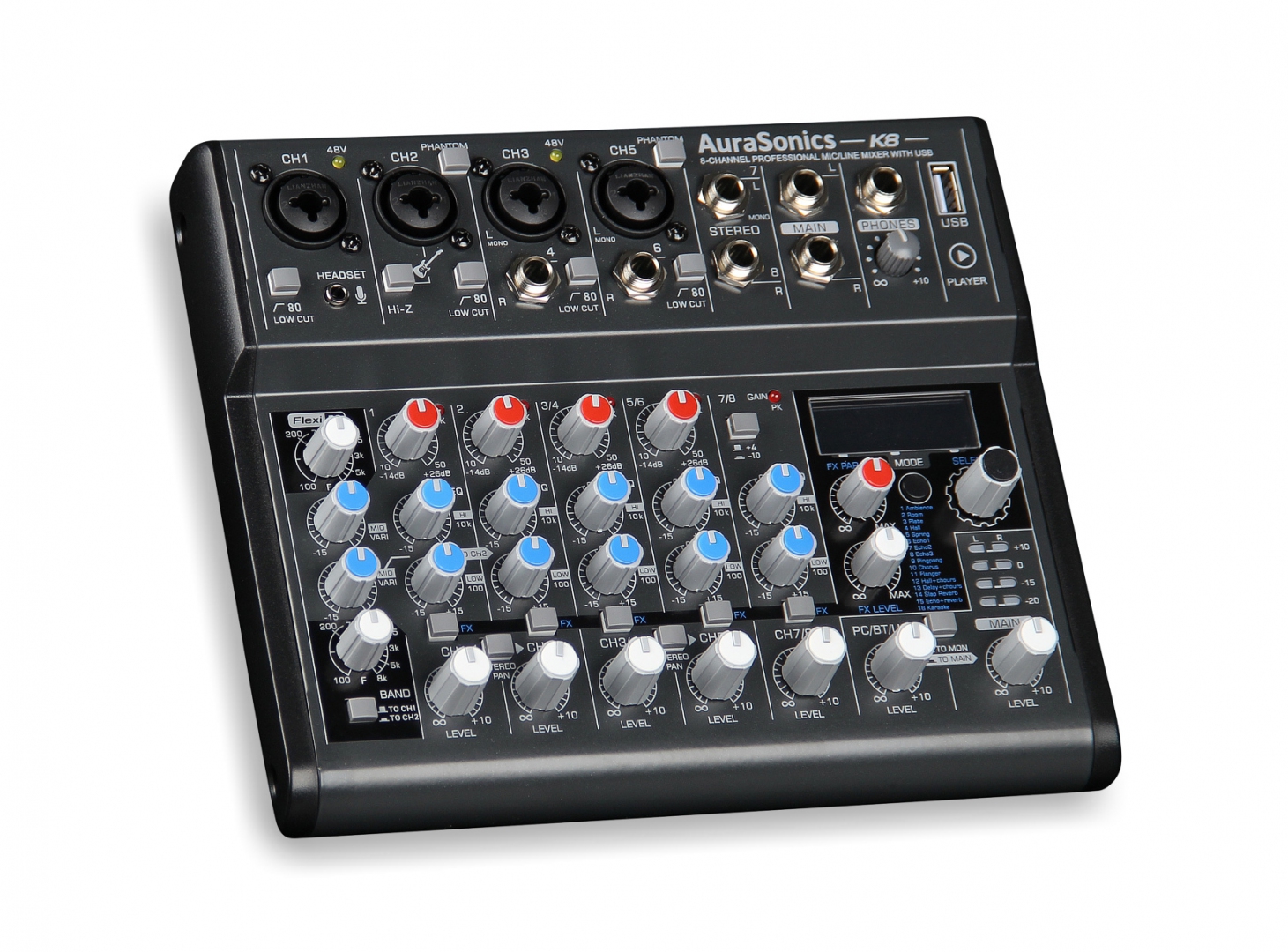 AuraSonics K8 компактный микшерный пульт в Бугульме