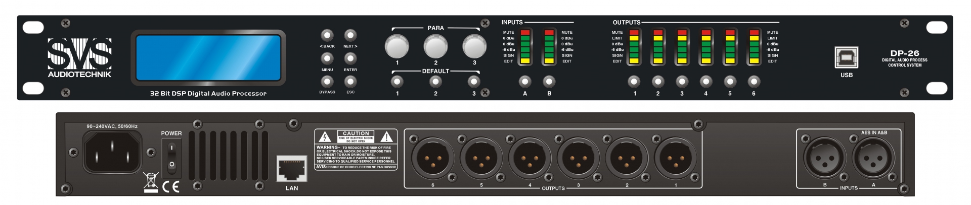SVS Audiotechnik DP-26 Цифровой процессор: 2 входа 6 выходов в Бугульме