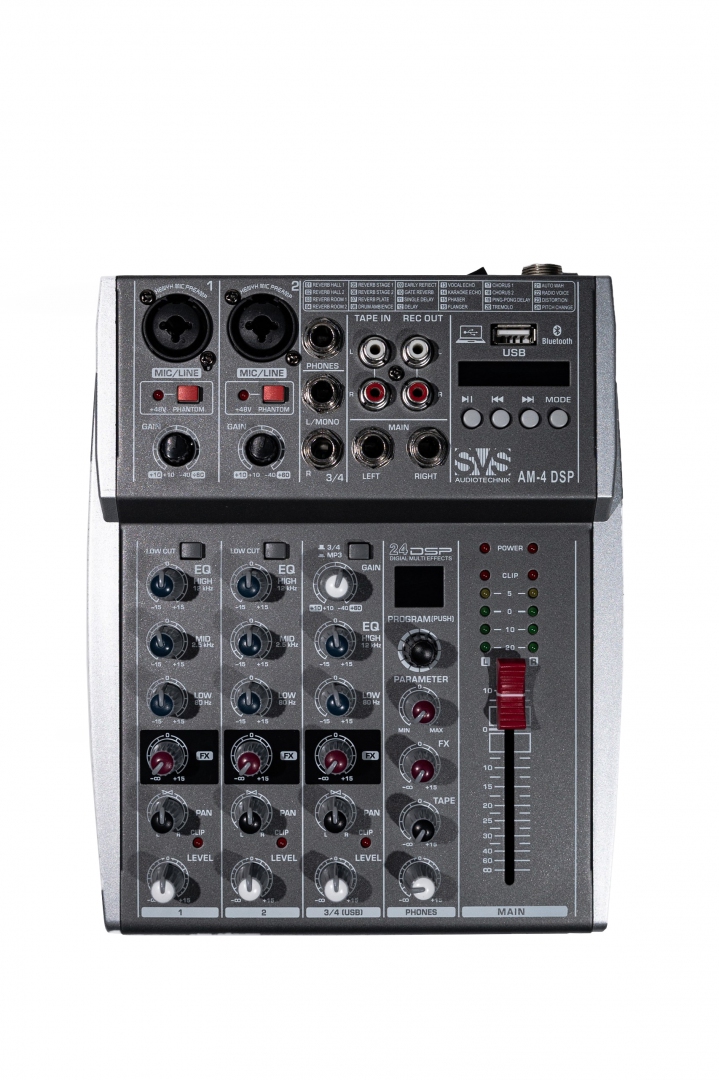 SVS Audiotechnik mixers AM-4 DSP Аналоговый микшерный пульт, 4-канала в Бугульме