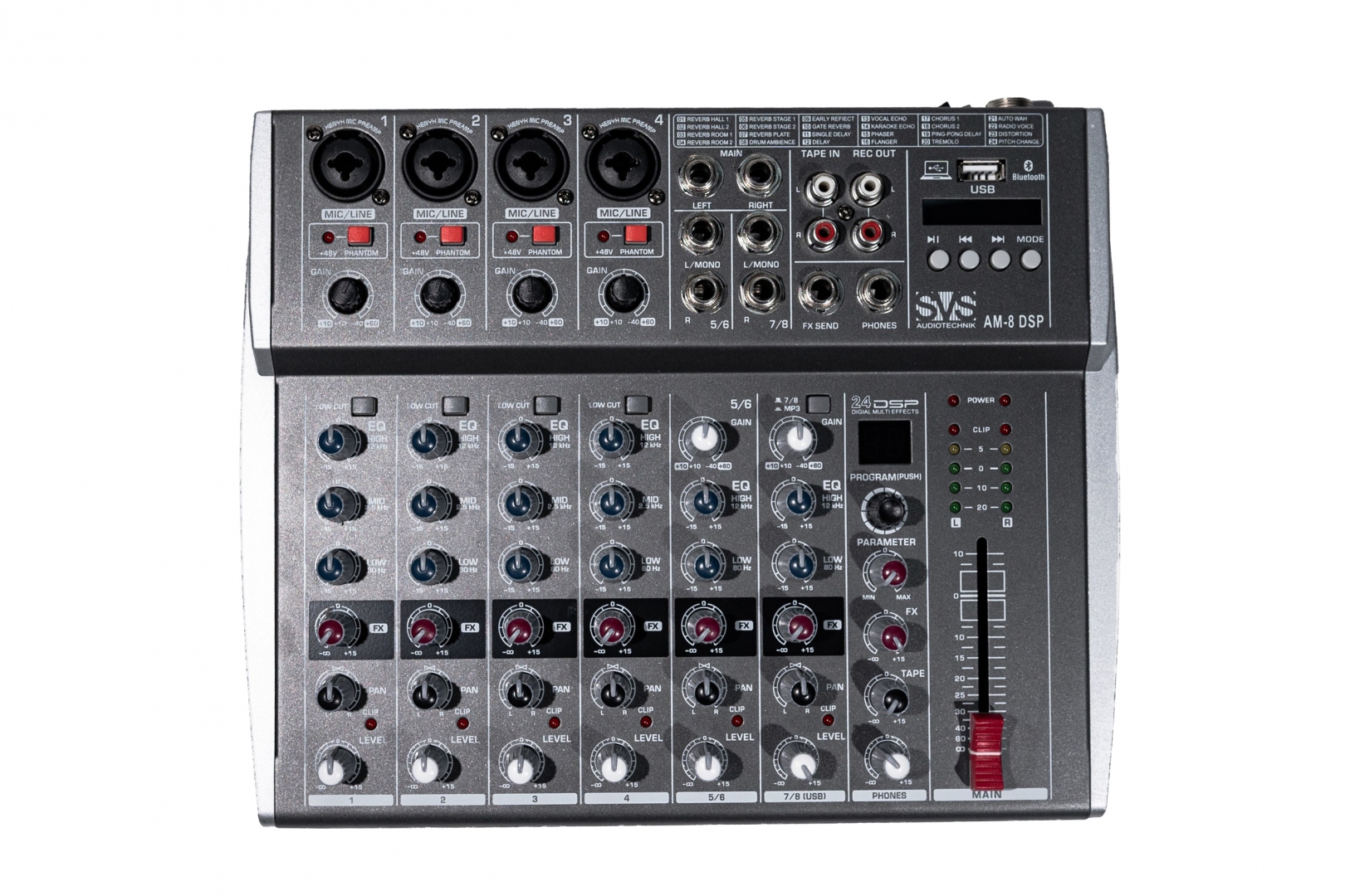 SVS Audiotechnik mixers AM-8 DSP Микшерный пульт аналоговый, 8-канальный в Бугульме